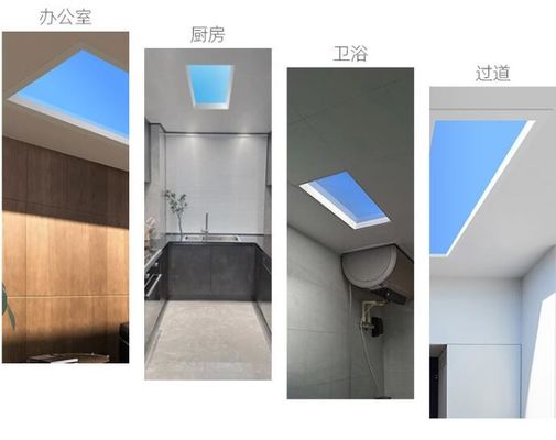 실내 천장 램프 패널 LED 블루 스카이 라이트 광장 지붕 장식 조명용 인공 천장 60x120