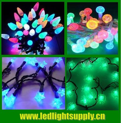 페스티벌 장식 다채로운 LED 줄무늬 크리스마스 조명