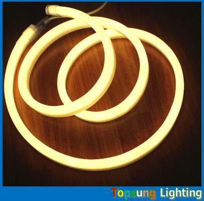 유방 흰색 PVC 12v 노란색 초 얇은 LED 네온 휴일 장식