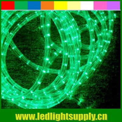 크리스마스 LED 조명 110/220v 2 와이어 라운드 LED 로프 플렉스 조명