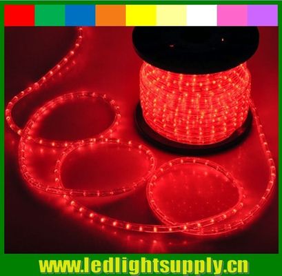 방수 IP65 LED 로프 라이트 1/2'' 2 와이어 220v 다채로운 duralight