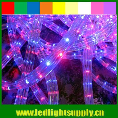 220v DIP 3선 11x17mm 평면 LED 로프 라이트 반투명한 PVC