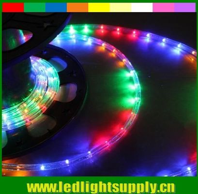 220v DIP 3선 11x17mm 평면 LED 로프 라이트 반투명한 PVC