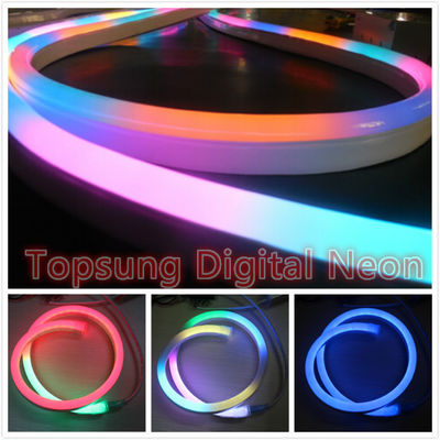 24v 디지털 LED 네온 튜브 플렉스 rgb 색을 바꾸는 로프 와이어 스트립 60SMD/M