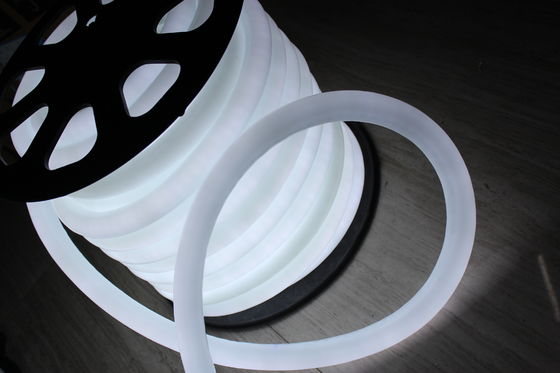 최고 품질의 백색 LED 네온 플렉스 라이트 220v 360 라운드 100LEDs / m 건물