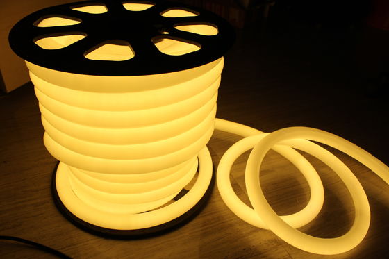에너지 절감 110v 따뜻한 흰색 LED 네온 플렉스 라이트 360 회전 25m 스풀