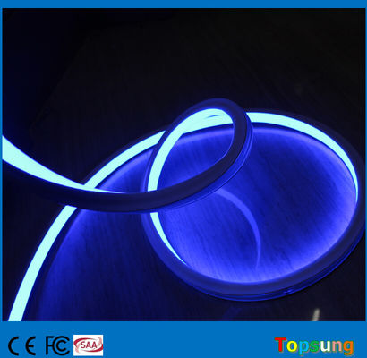상위 뷰 LED 조명 16*16m 230v 파란색 정사각형 LED 네온 유연 로프 야외용