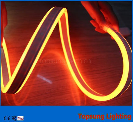110V LED 스트립 라이트 쌍면 오렌지 LED 네온 유연 라이트