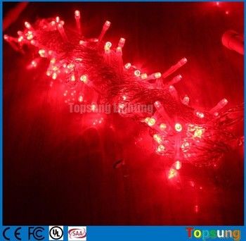 가장 많이 팔린 220V 레드 LED 반짝이는 요정 크리스마스 스트링 라이트 10m
