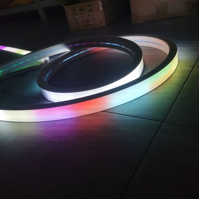 40mm 너비 Dmx512 RGB 스트립 램프 LED 다채로운 기어날다스 리스턴 데코라티보 나비다드