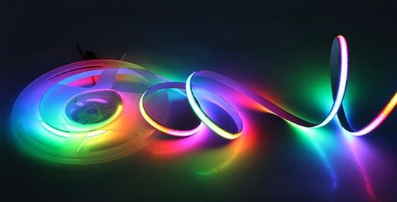 COB 디지털 픽셀 100mm 절단 가능한 LED 스트립 3 년 보증 24V LED 스트립 램프 천장 / 파티 장식