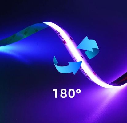 화려한 마법 COB RGB LED 스트립 픽셀 12V 스마트 고밀도 720 LED/m 디지털 COB 스트립 조명