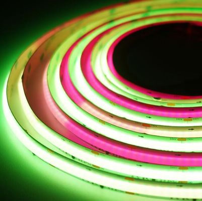 COB 디지털 픽셀 100mm 절단 가능한 LED 스트립 3 년 보증 24V LED 스트립 램프 천장 / 파티 장식