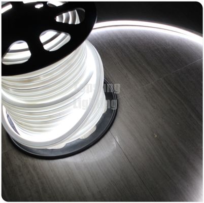 새로운 12v 흰색 실리콘 유연한 네온 플렉스 LED 로프 조명 광장 16x16mm 항UV PVC 네온 스트립 상위 뷰 2835 smd