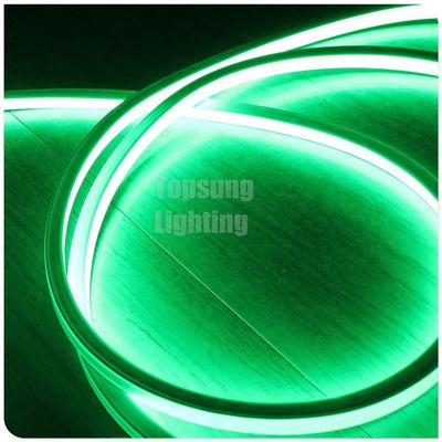 AC 110v LED 네온 플렉스 16*16mm 평면 평면 LED 네온 튜브 ip68 야외 조명 녹색