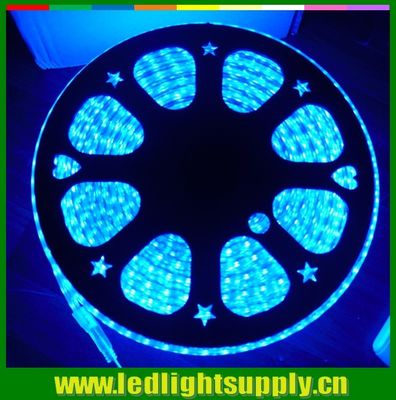 100m 230v AC LED 스트립 5050 방수 절단 스트립 유연한 파란색 빛