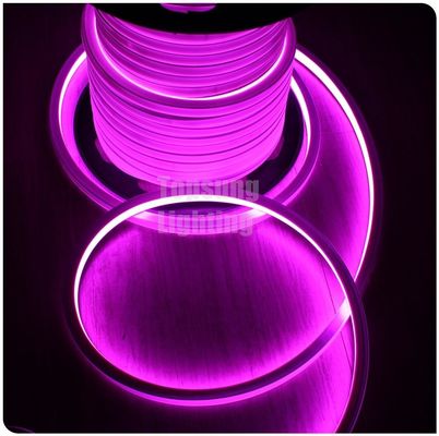 엔지니어링 프로젝트 응용을위한 고품질 정사각형 LED 네온 플렉스 12v 보라색 분홍색 로프 라이트