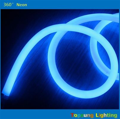 25M 스풀 12V 블루 360도 LED 네온 로프 라이트