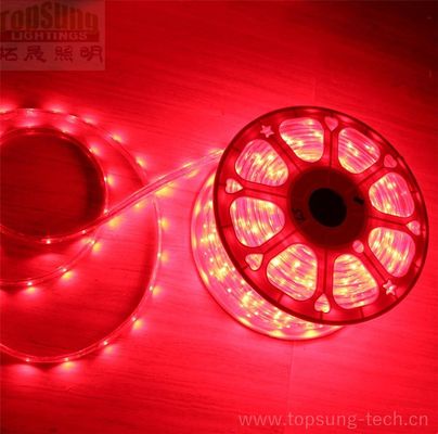 AC LED 조명 50m 유연 스트립 130V 5050 smd 스트립 60LED/m 빨간 LED 리본