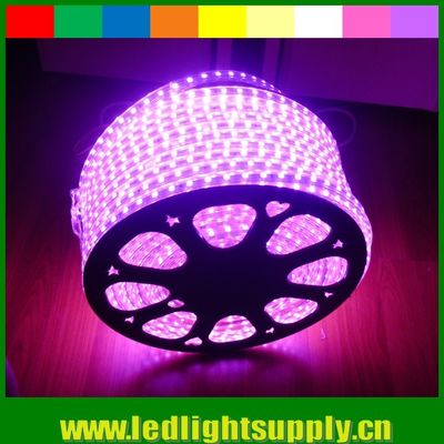 2017 새로운 AC LED 220V 스트립 유연 LED 리본 5050 smd 분홍색 60LED / m 스트립