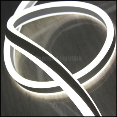 핫 판매 네온 라이트 24v 듀얼 사이드 하얀 LED 네온 유연 로프 장식