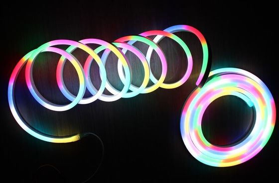 야외 장식 RGB 디지털 LED 크리스마스 네온 플렉스 라이트