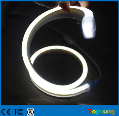 11x19mm 평면 정면 냉각 하얀 유연 LED 네온 로프 빛 스트립 12v