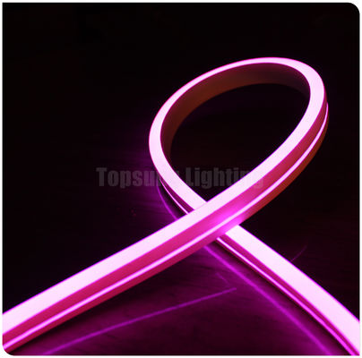 분홍색 24v 유통 LED 플렉서블 네온 스트립 라이트 평면 방출 크리스마스 smd 네온 플렉스 튜브