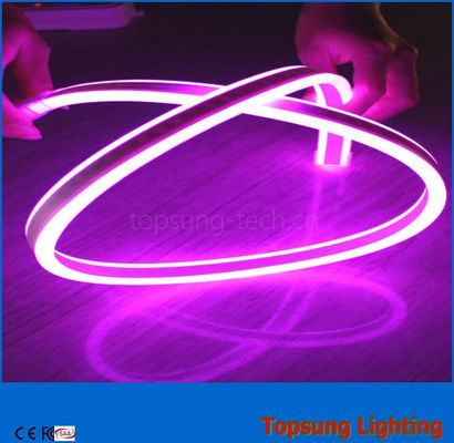 분홍색 240V LED 양면 유연한 네온 스트립 라이트 8*17mm 야외 사용