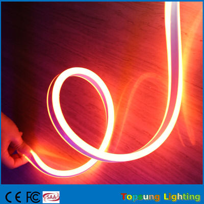 100m 빨간색 미니 LED 로프 스트립 110V 8.5*18mm 4.5w LED 양면 유연 네온 라이트