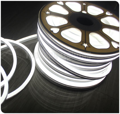 초 얇은 LED 네온 플렉스 네온 튜브 라이트 12v 유연 스트립 11x18mm 120smd/M 방수 백색 리본