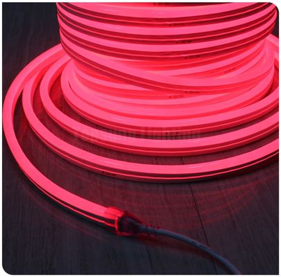 고품질 smd2835 플렉스 LED 네온 라이트 스트립 24v 네온 플렉스 튜브 초 얇은 11x18mm 빨간색 색상 재킷 PVC