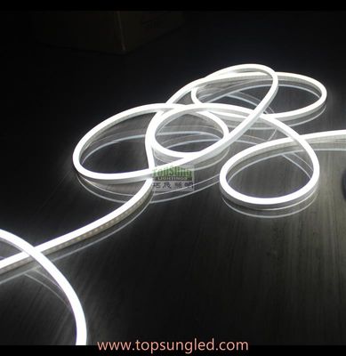 50m 12v 24v 마이크로 7*15mm 높은 뤼멘 흰색 유방색 재킷 미니 LED 플렉스 네온 10cm 절단 가능한 유연 LED 네온 로프