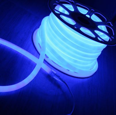 360 LED 네온 플렉스 SMD 램프 네온 LED 스트립 24v 방수 외부 장식 로프 파란색 220v