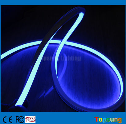 12v 파란색 상위 뷰 평면 16x16mm 네온 플렉스 퀘어 LED 네온 플렉스 튜브 파란색 SMD 로프 스트립 네온 리본 장식