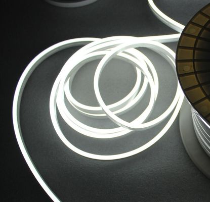 슈퍼 밝은 미니 네온 플렉스 완벽한 유연성 LED 네온 플렉스 로프 스트립 6x13mm 24v 흰 테이프