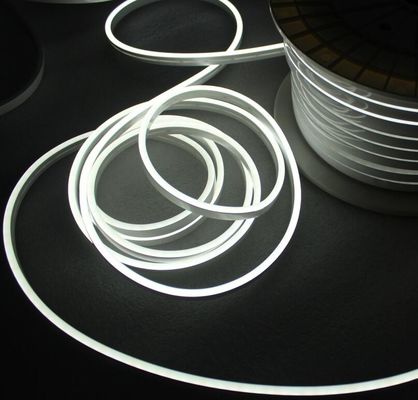 슈퍼 밝은 미니 네온 플렉스 완벽한 유연성 LED 네온 플렉스 로프 스트립 6x13mm 24v 흰 테이프