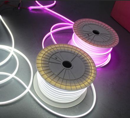 고품질 맞춤 표시 12V 방수 마이크로 사이즈 5mm LED 네온 라이트 플렉스 로프 라이트 분홍 보라색