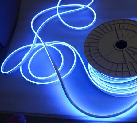 24v 블루 컬러 LED 네온 플렉스 미니 6mm 마이크로 네온 라이트 5cm 절단