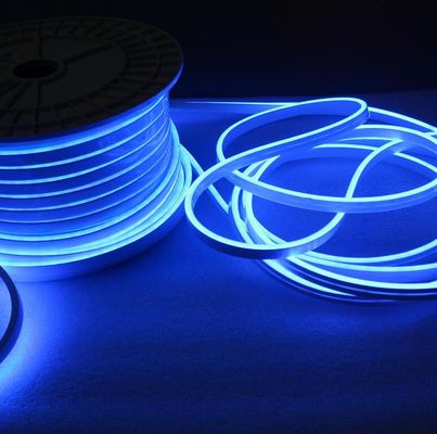 높은 밝기 표준 및 미니 네온 방수 LED 유연 빛, LED 네온 빛 6W/m 파란색