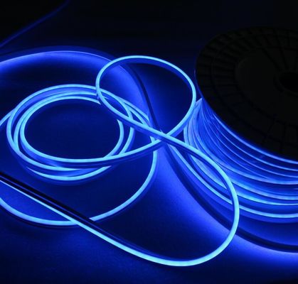 높은 밝기 표준 및 미니 네온 방수 LED 유연 빛, LED 네온 빛 6W/m 파란색