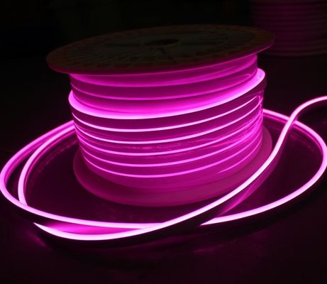 12V 분홍색 LED 네온 플렉스 미니 6mm 2835 smd 빛 스트립