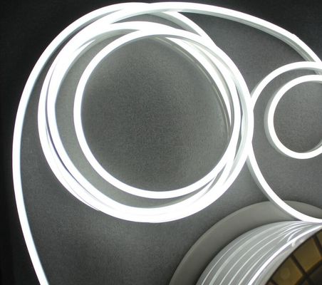 24v 6mm 미니 네온 유연 LED 스트립 빛 2835 smd 실리콘 코팅 리본 흰색