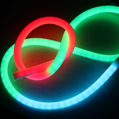RGB LED 스트립 빛 색상을 변경 LED 네온 로프 빛 작은 밤 빛 360