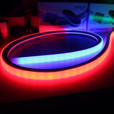 프로그래밍 가능한 픽셀 LED 네온 라이트 RGB LED 풍경 램프 스트립 제곱 17x17mm