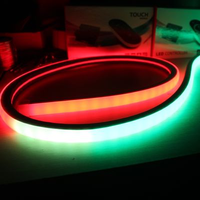 상위 뷰 LED 네온 플렉스 디지털 RGB 픽셀 크리스마스 라이트, rgb LED 네온 플렉스 24v