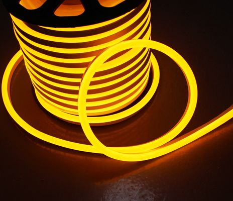 중국 공장 직접 최고 품질 방수 IP65 LED 네온 플렉스 노란색 색상 재킷 pvc 네온 로프