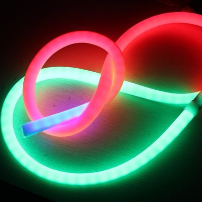 주문 중국 야외 방수 LED 유연 네온 튜브 빛 픽셀 LED 네온 플렉스 벽 표시
