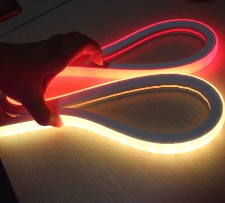 방수 LED 네온 플렉스 / RGB 다채로운 변화 유연한 네온 로프 라이트 사각형 17x17mm