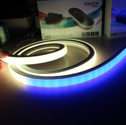 50m 스풀 18x18mm 평방 유연한 사용자 정의 LED 네온 튜브 라이트 RGB 색상 변경 네온